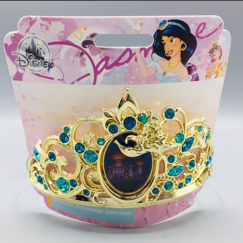 Disney Parks Exclusive Princess Jasmine Tiara Metal Crown Aladdin Brand New